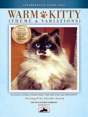 cover image of Warm Kitty Sheet Music